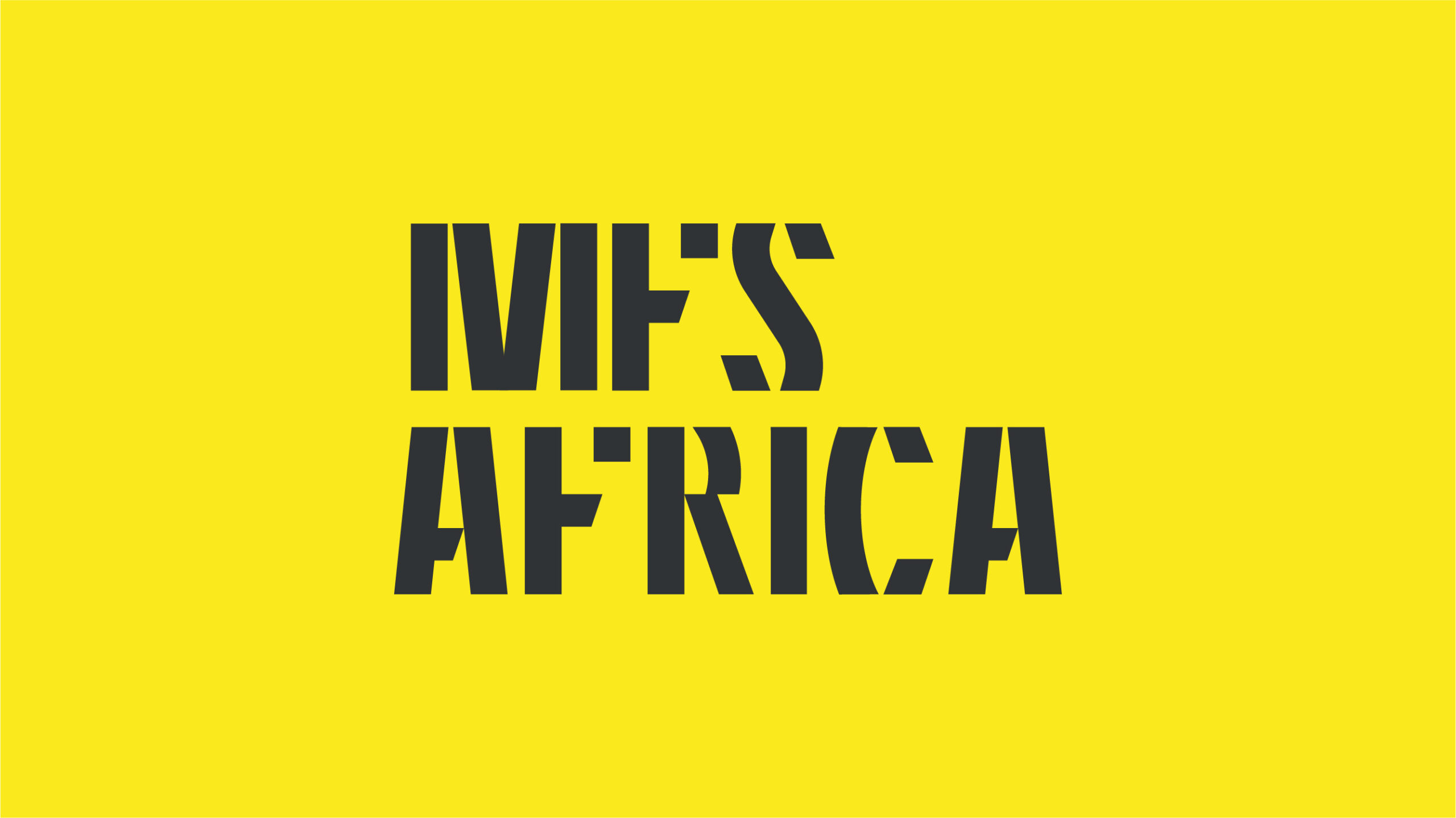 MFS Africa Logo Stacked - Charcoal on Yellow